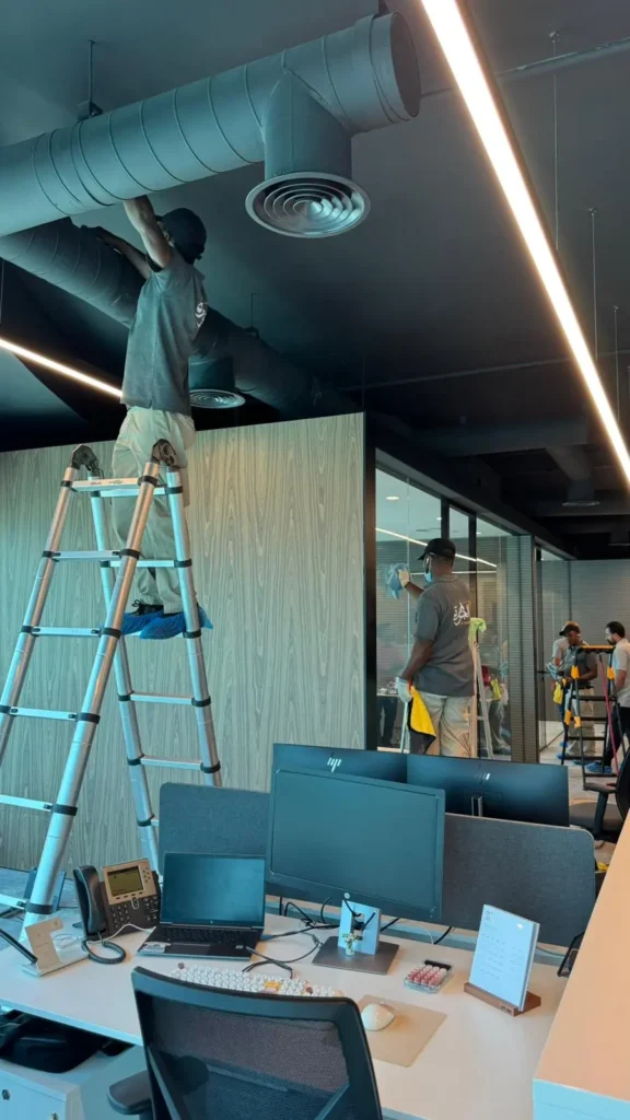 GFH Bank Tower cleaning project by Al Johara Cleaning Company in Bahrain
